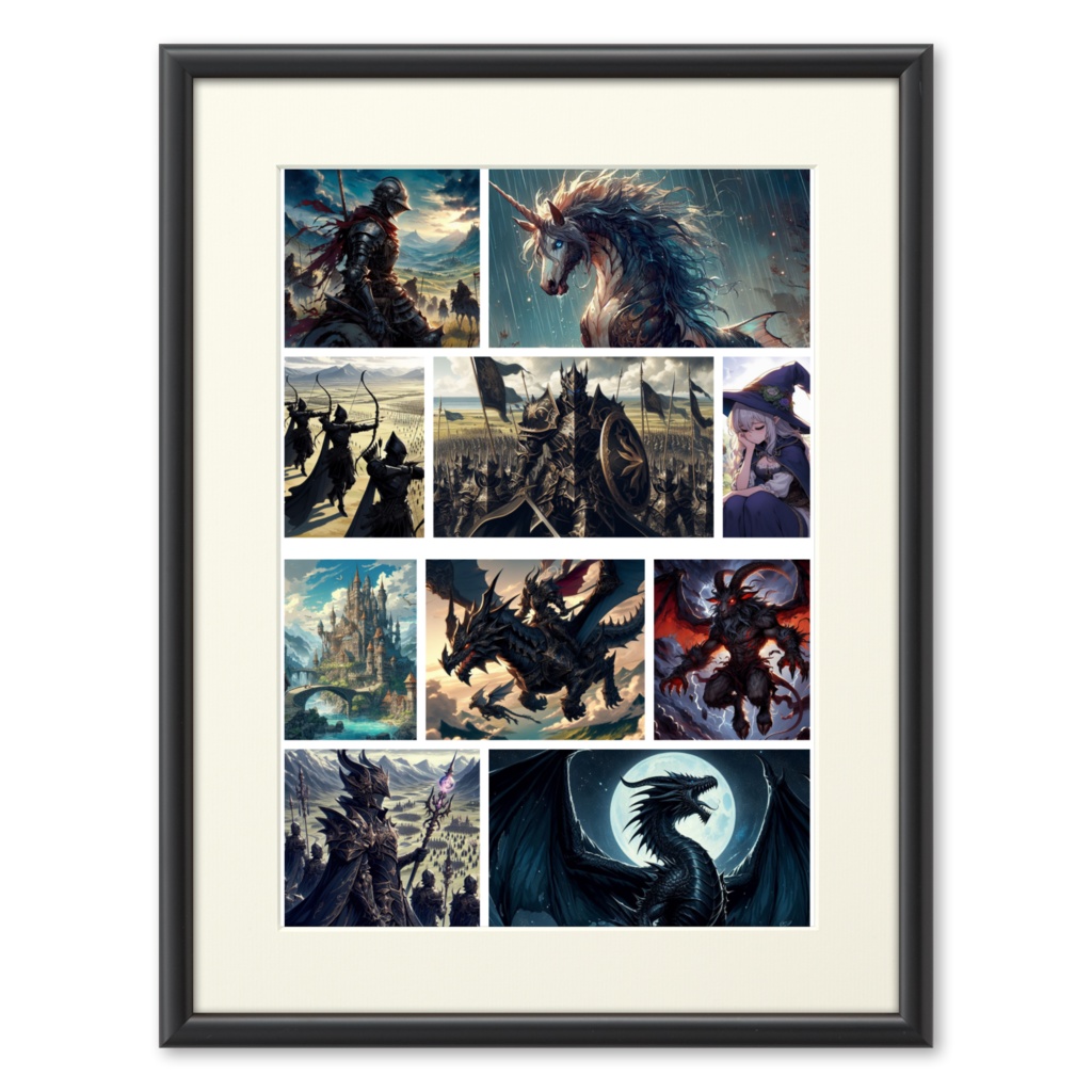 8ball.AI.art fantasy collage vol.1