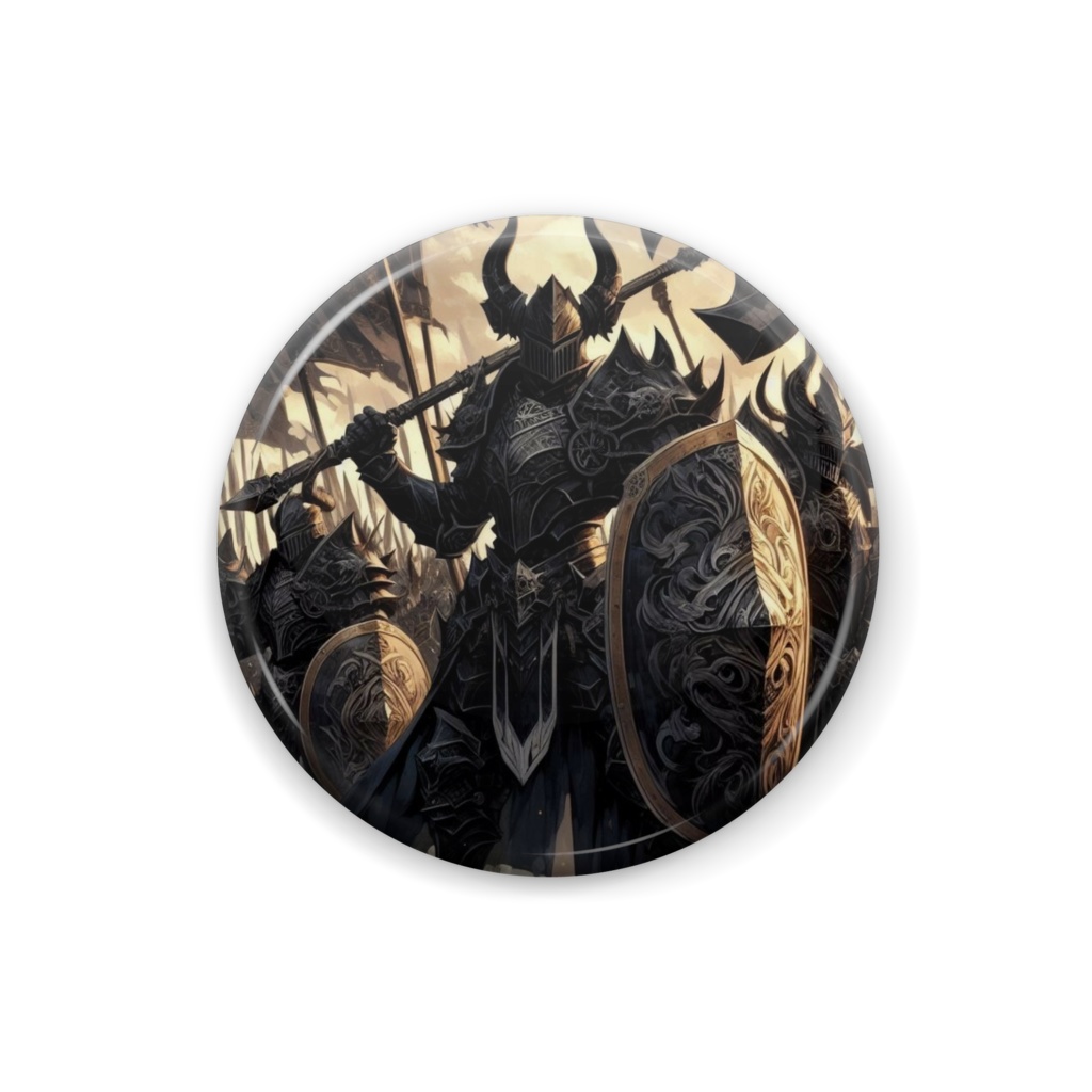 8ball.AI.art fantasy can badge #00003 帝国軍重装歩兵部隊