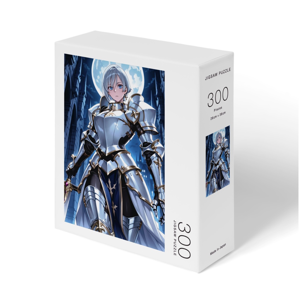 8ball.AI.art knight girl vol.1 puzzle