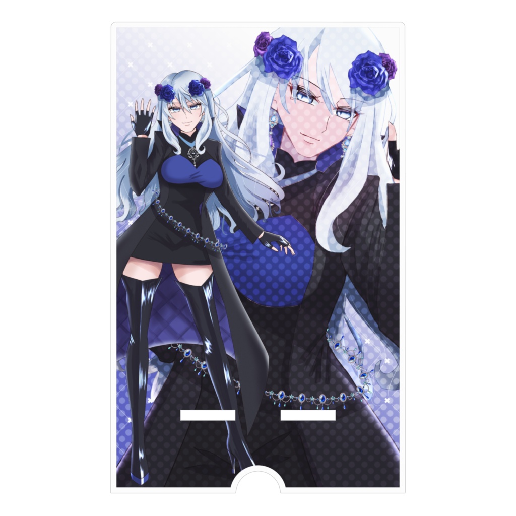 ドレス女子 アクリルスマホスタンド