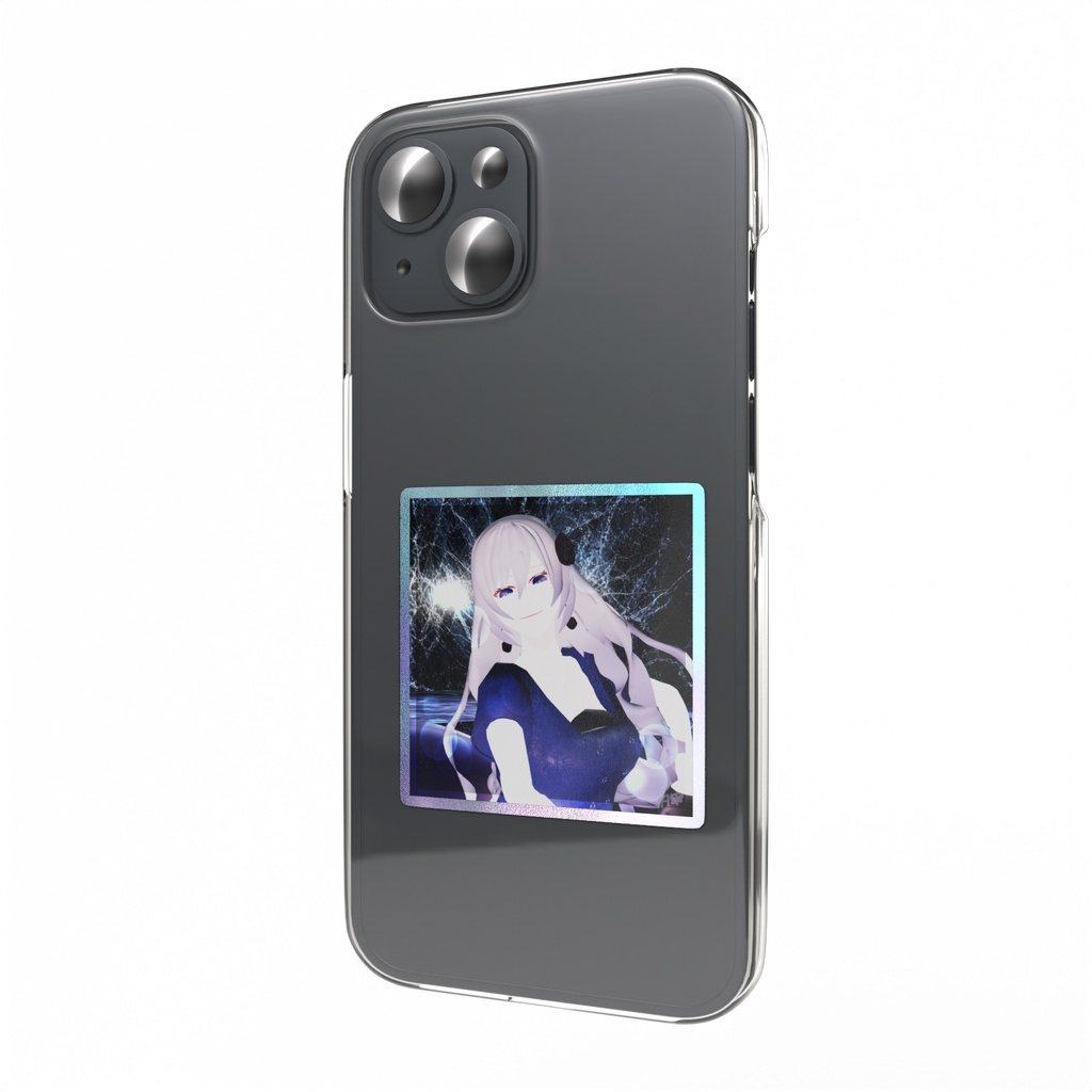 月森蝶華V2 オーロラスマホステッカー3D