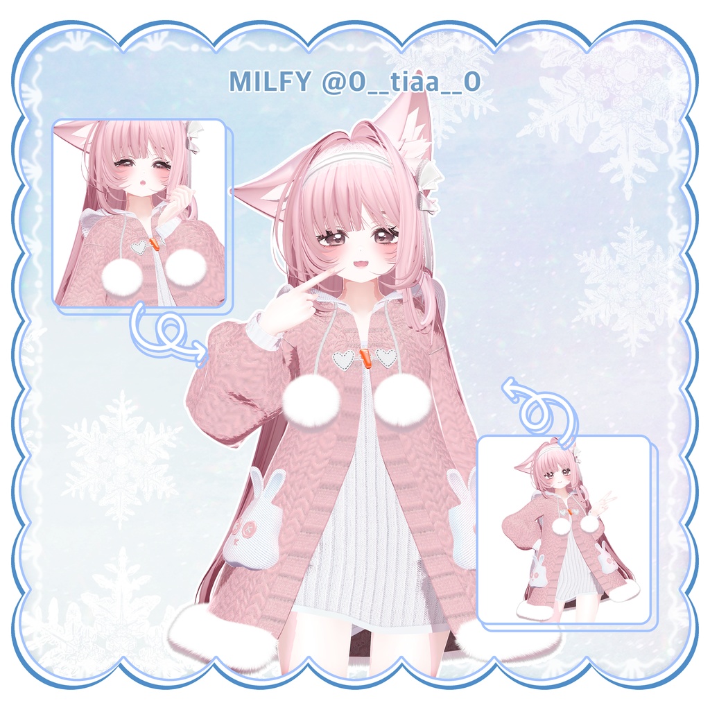 🐰KAWAI BUNNY WINTER COAT🐰