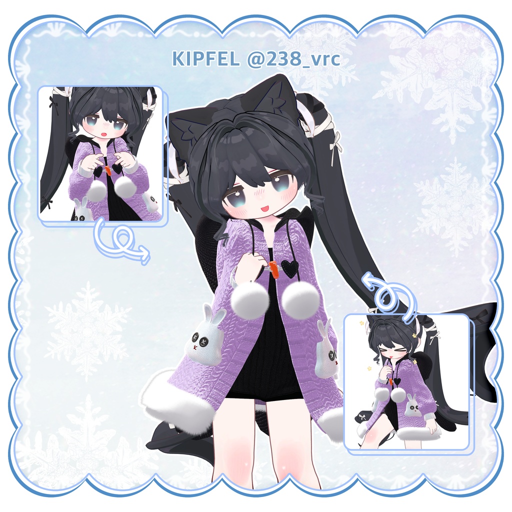 !!SALE!!🐰KAWAI BUNNY WINTER COAT🐰