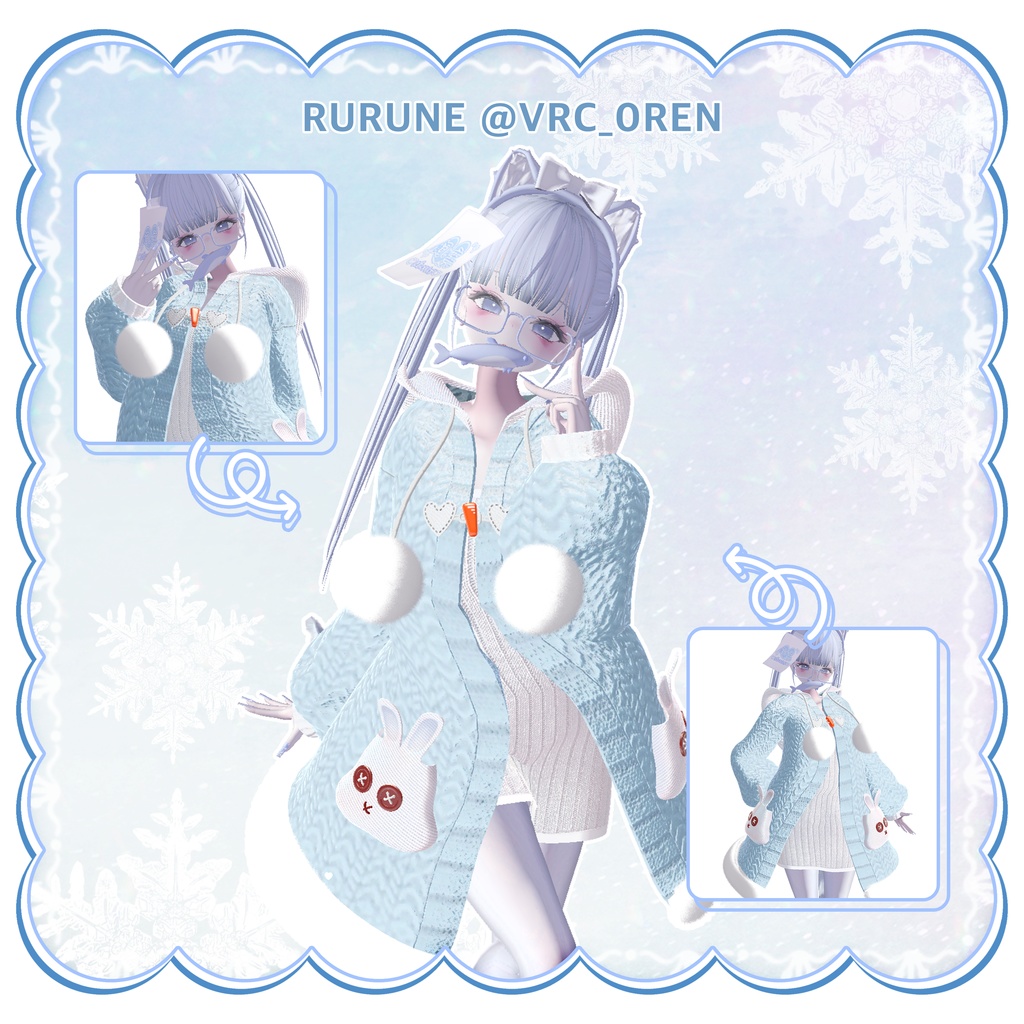 🐰KAWAI BUNNY WINTER COAT🐰