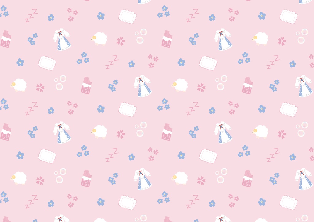 和花りのモチーフポーチ