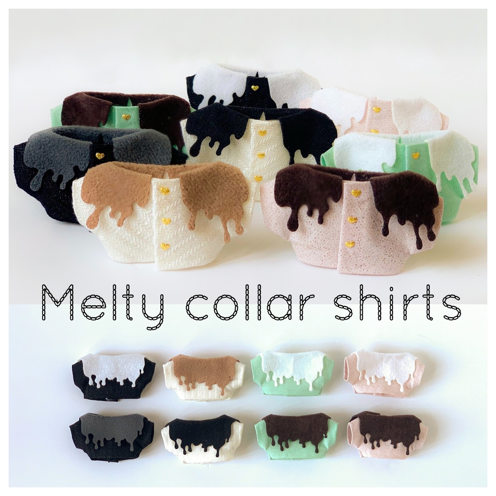 Melty collar shirts