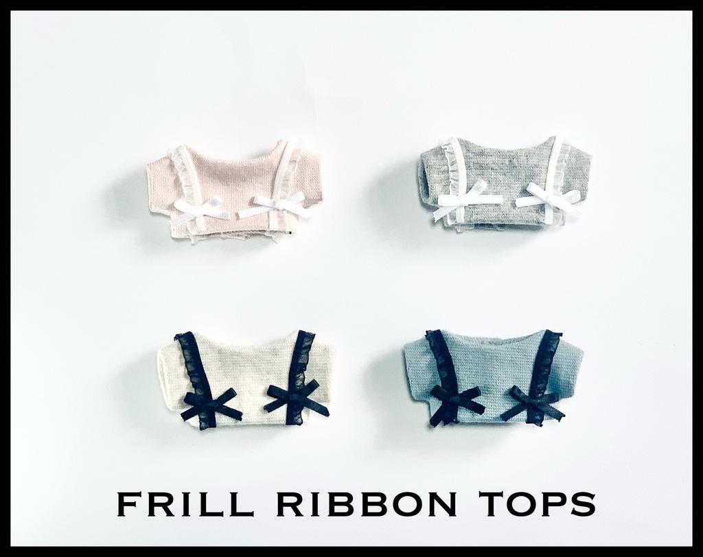 frill ribbon topꜱ