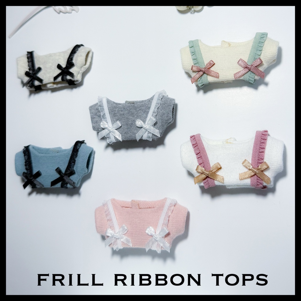 frill ribbon topꜱ