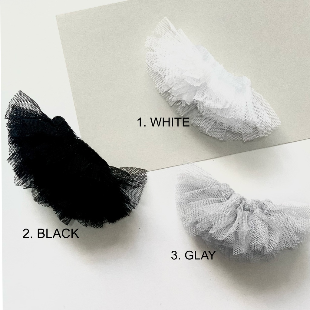 Volume tulle skirt