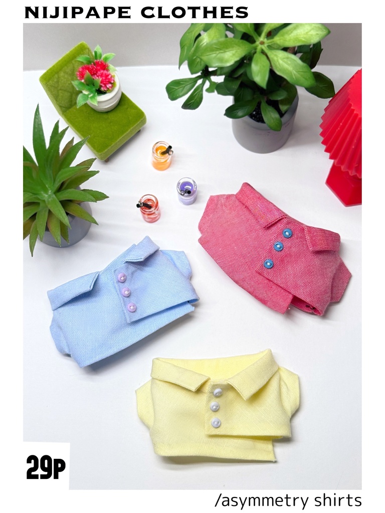 アシメトリーシャツ👕