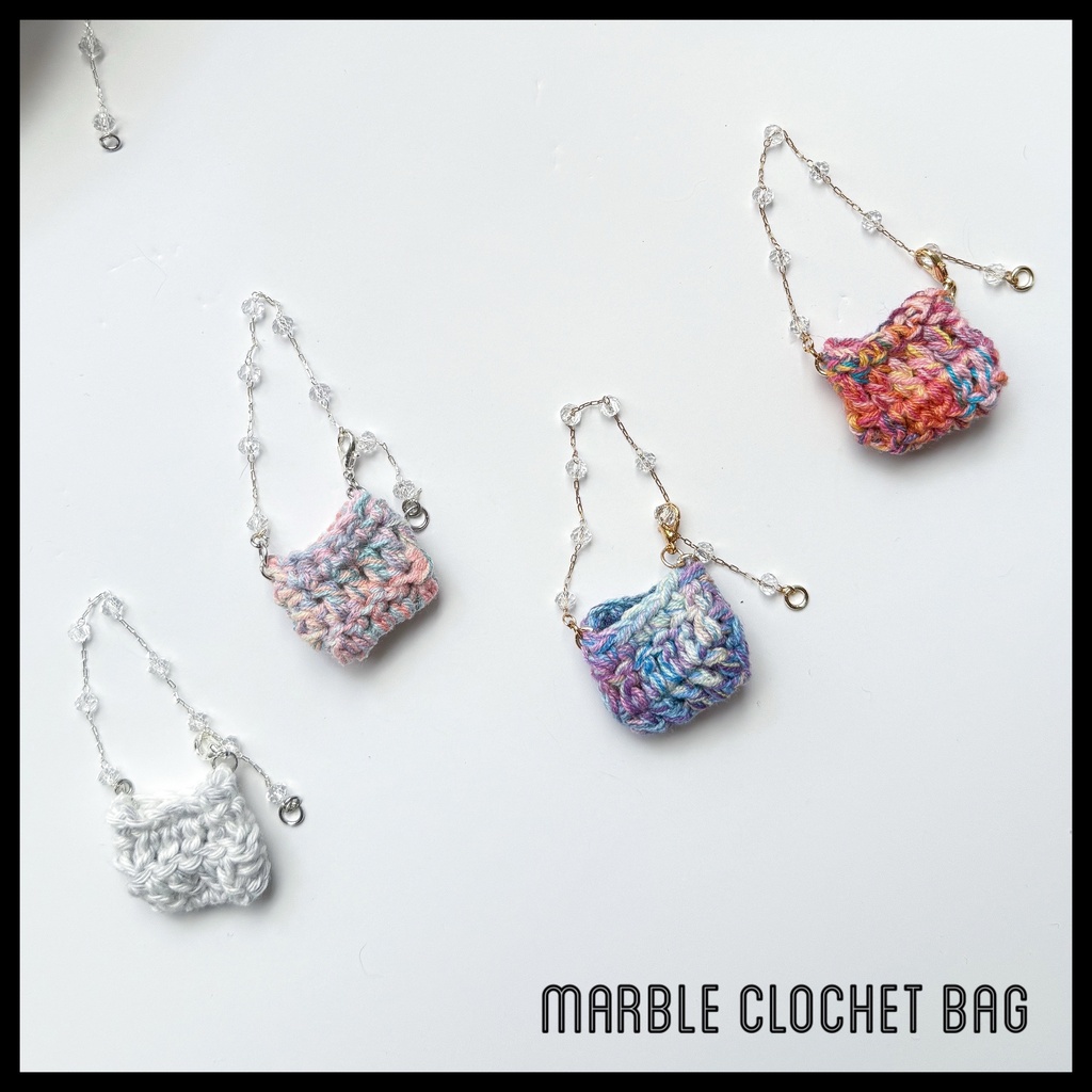 marble clochet bag