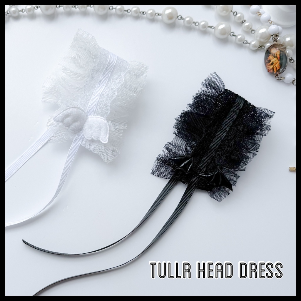 TULLE HEAD DRESS