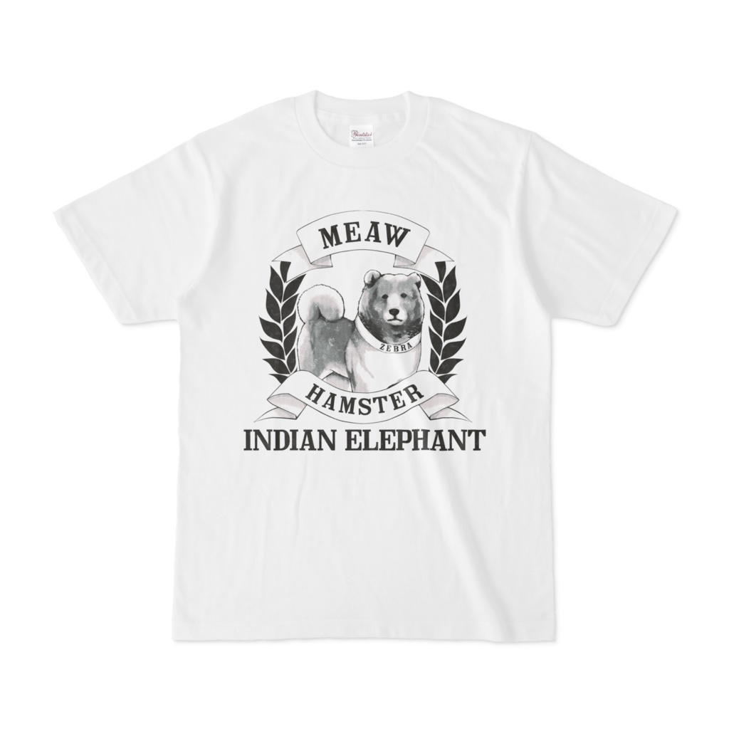 殺伐としたTシャツに突然のインド象が!