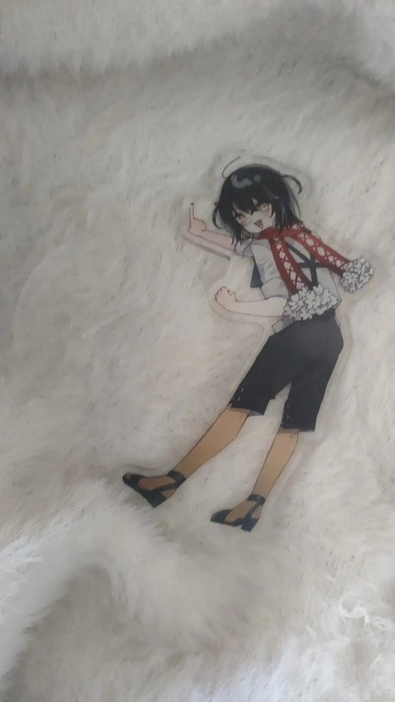 にじさんじ　ましろ爻　アクリル　お出かけ