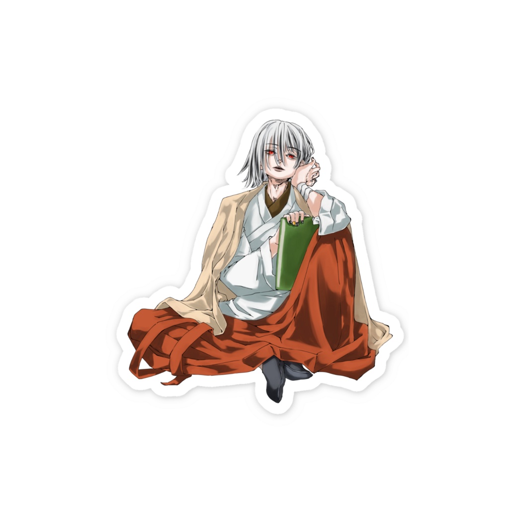 きぎめさん花になるステッカー