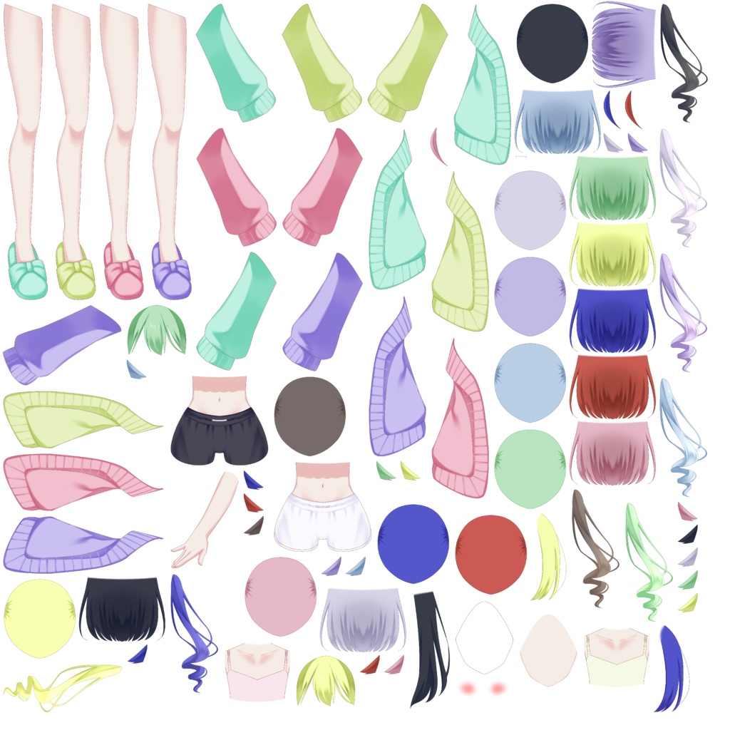 【汎用モデル】カスタム女の子モデル