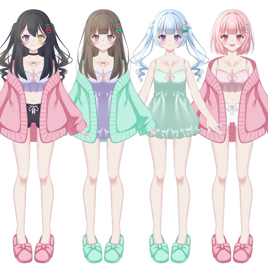 【汎用モデル】カスタム女の子モデル