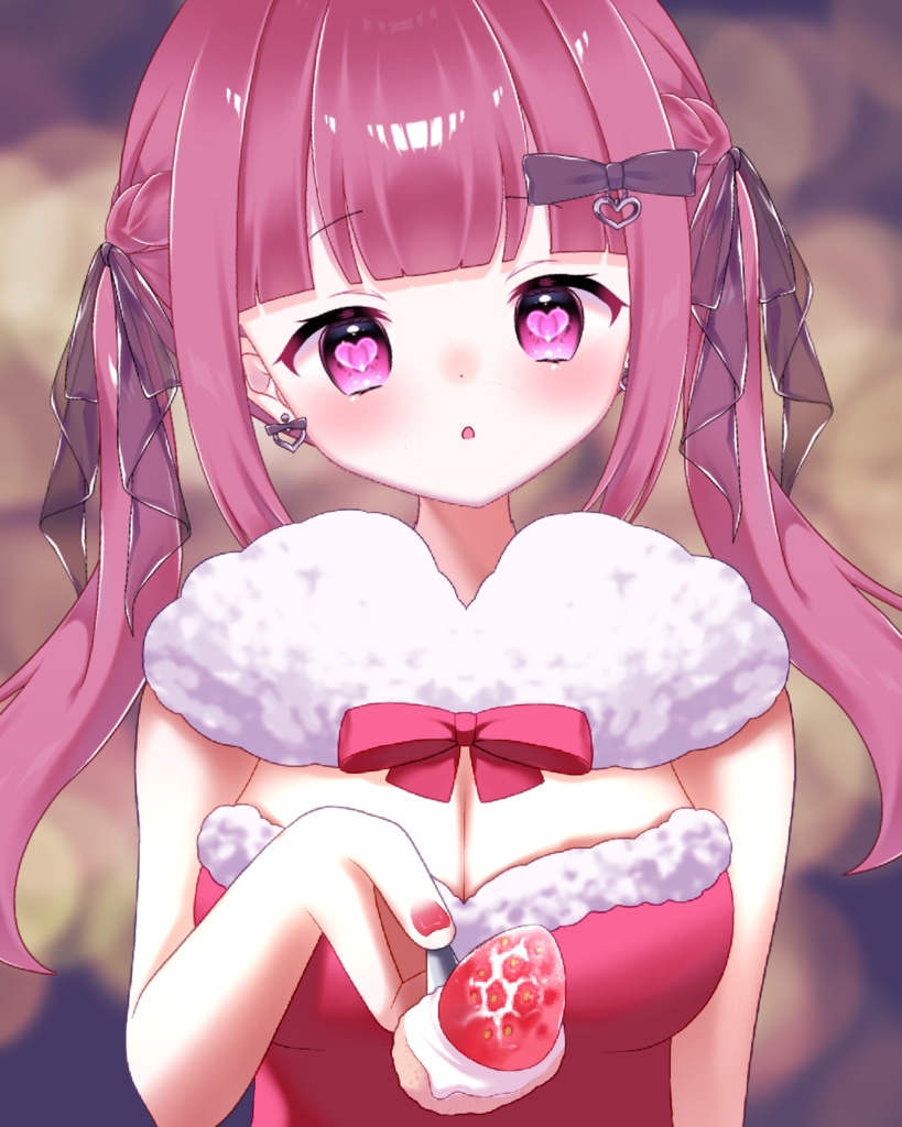 Vtuber素材-サンタケーキ高画質イラストデータ＋商用利用権