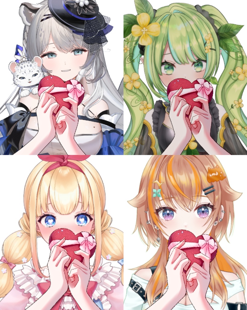 Vtuber素材-バレンタインチョコ−高画質＋商用利用権