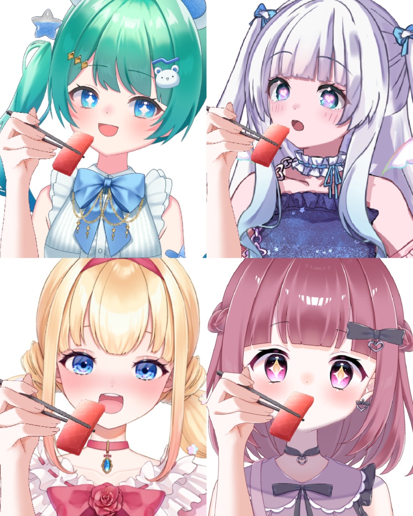 Vtuber素材-マグロ-高画質+商用利用権