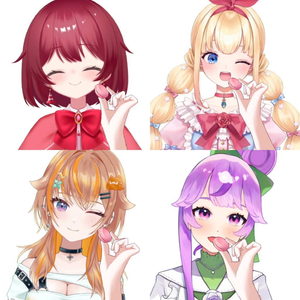 Vtuber素材-マカロン-商用利用権