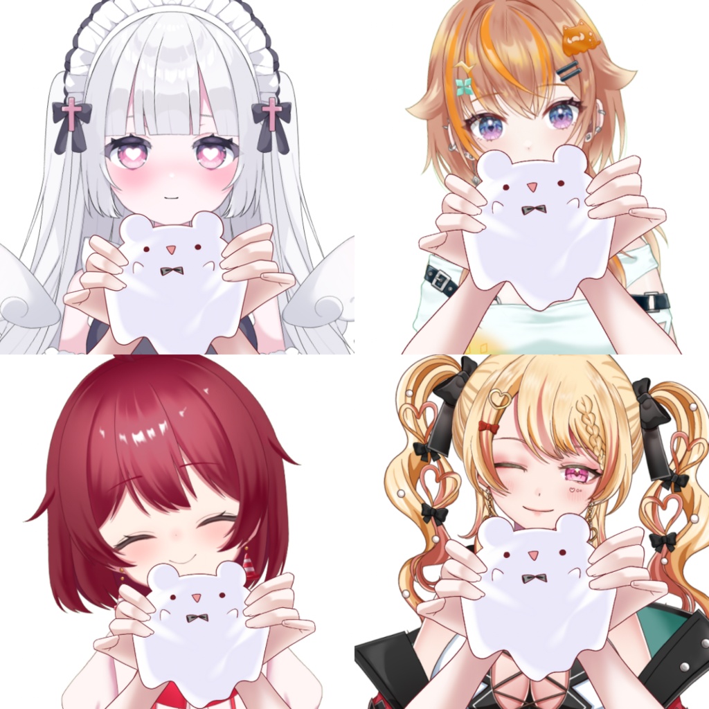 Vtuber素材-のびのびくま−高画質＋商用利用権