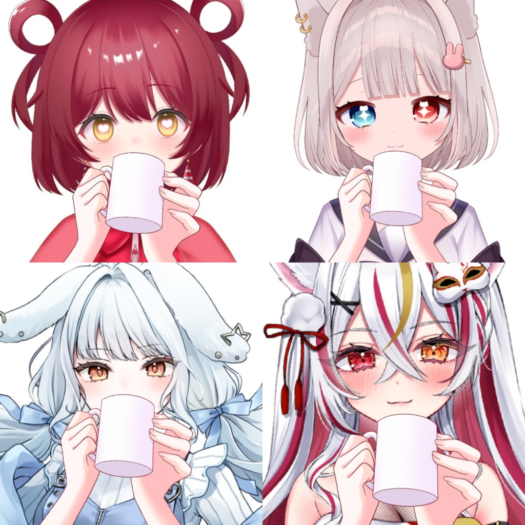 Vtuber素材-マグカップを持つ手−高画質＋商用利用権