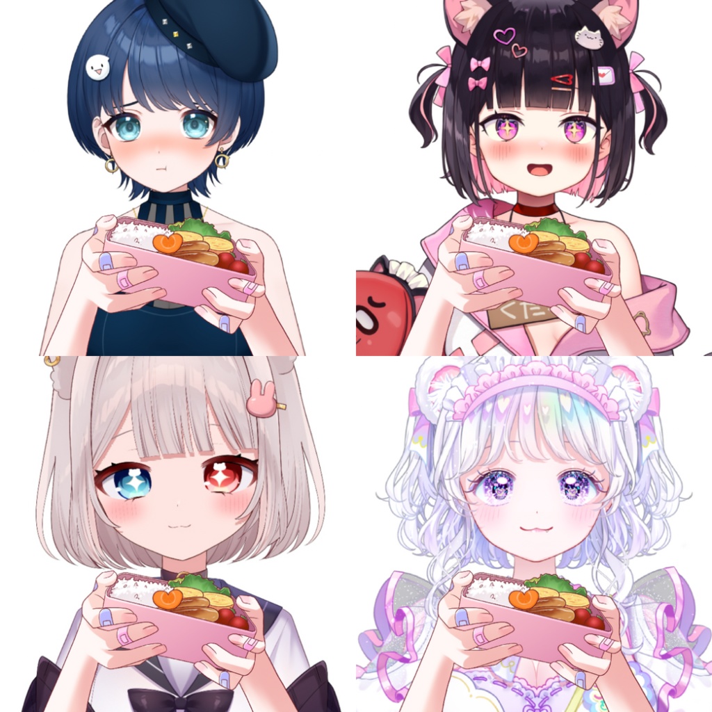 Vtuber素材-お弁当を持つ手−高画質＋商用利用権