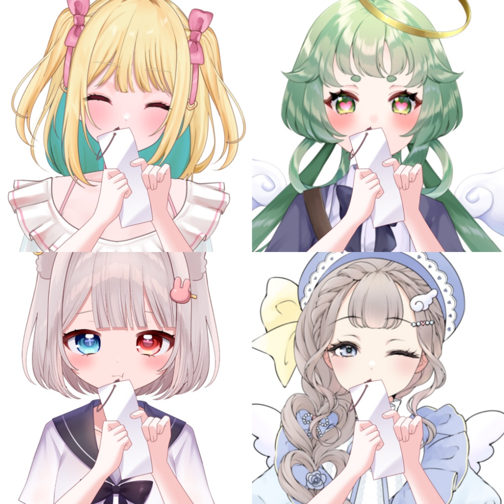 Vtuber素材-短冊-高画質＋商用利用権