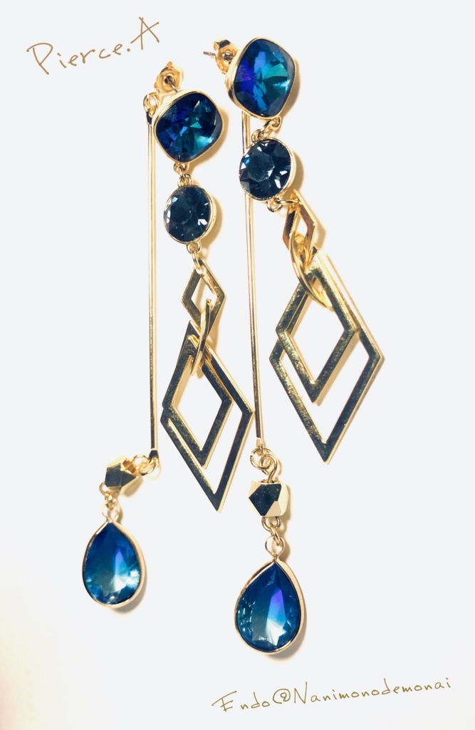 《色変更》【FGO】藤丸立香(ぐだ男)イメージカラーピアス(イヤリング)