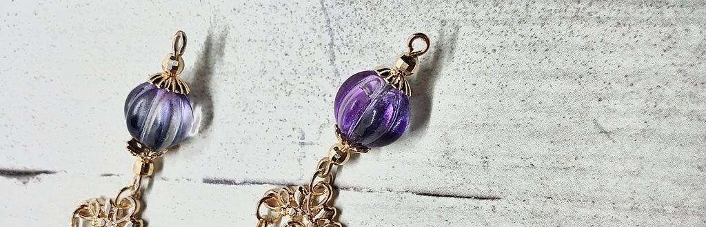 【セール!10%OFF】【FGO】不夜城のキャスター&ニトクリス イメージカラーピアス(イヤリング)