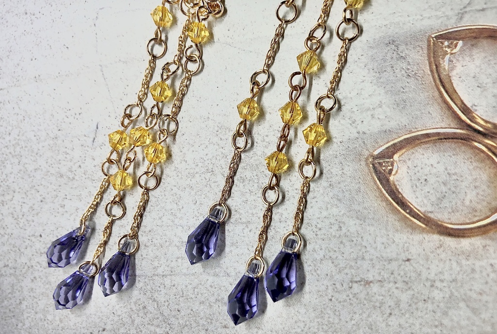 【セール!10%OFF】【FGO】不夜城のキャスター&ニトクリス イメージカラーピアス(イヤリング)