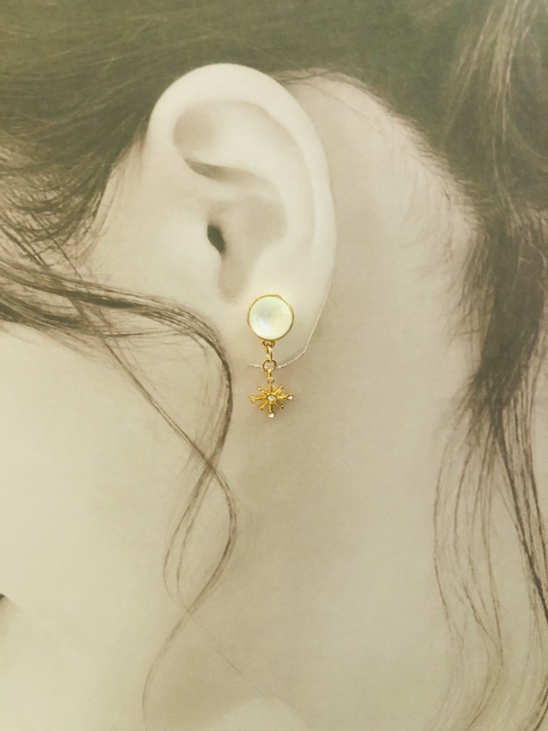 【Sky非公式】恒常ケープカラーピアス(イヤリング)※片耳用