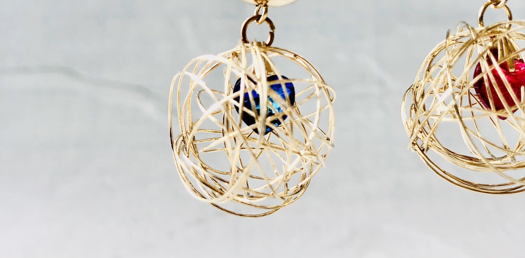 【FGO】藤丸立香(ぐだ男)&ギルガメッシュ(術)イメージカラーピアス(イヤリング)