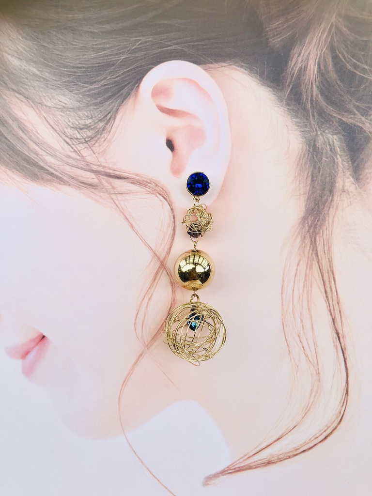 【FGO】藤丸立香(ぐだ男)&ギルガメッシュ(術)イメージカラーピアス(イヤリング)