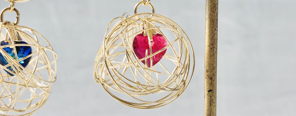 【FGO】藤丸立香(ぐだ男)&ギルガメッシュ(術)イメージカラーピアス(イヤリング)