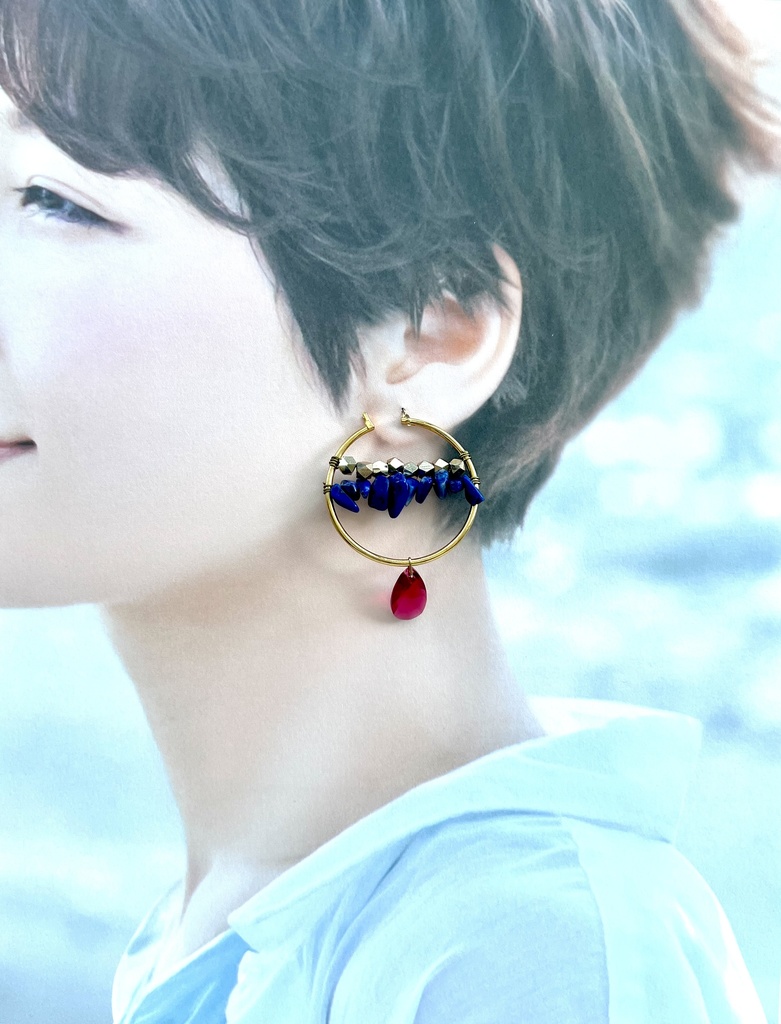 《パーツ変更》【FGO】ギルガメッシュ(術)イメージカラーピアス/イヤリング