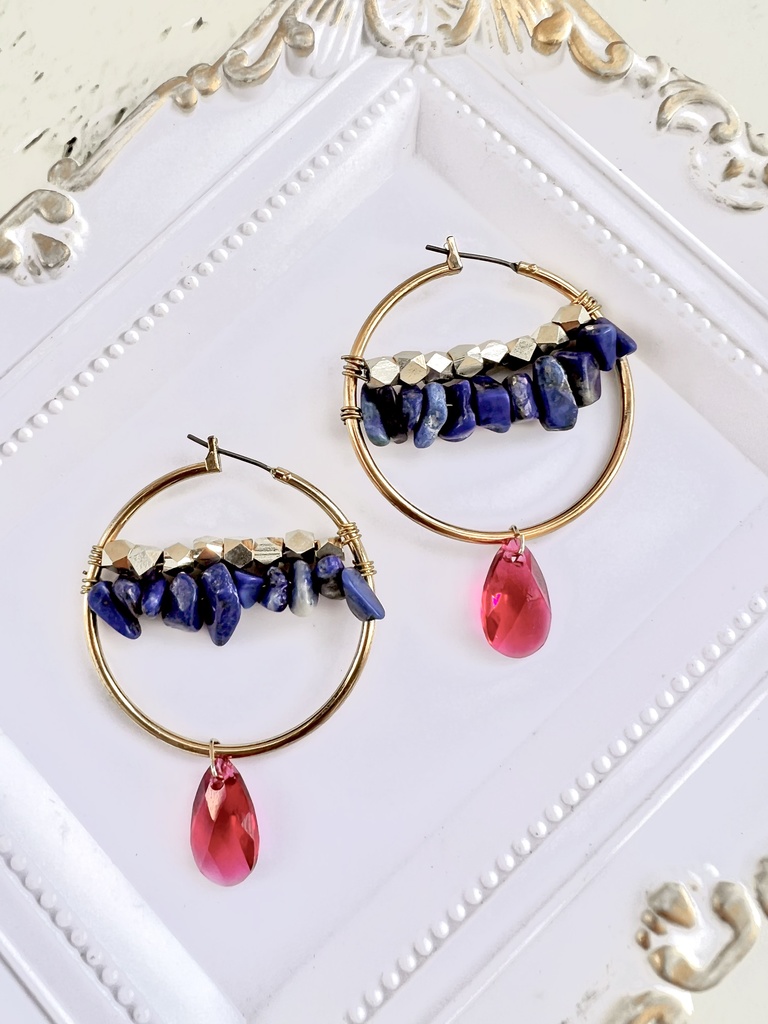 《パーツ変更》【FGO】ギルガメッシュ(術)イメージカラーピアス/イヤリング