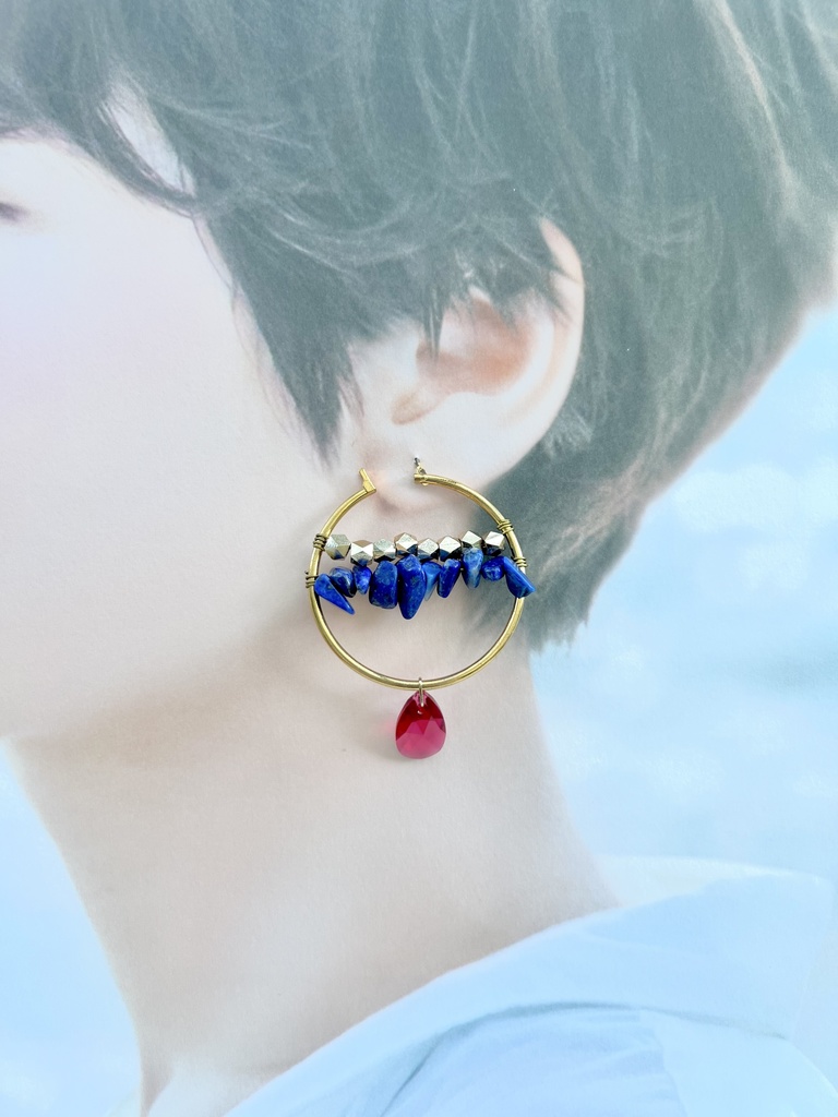 《パーツ変更》【FGO】ギルガメッシュ(術)イメージカラーピアス/イヤリング