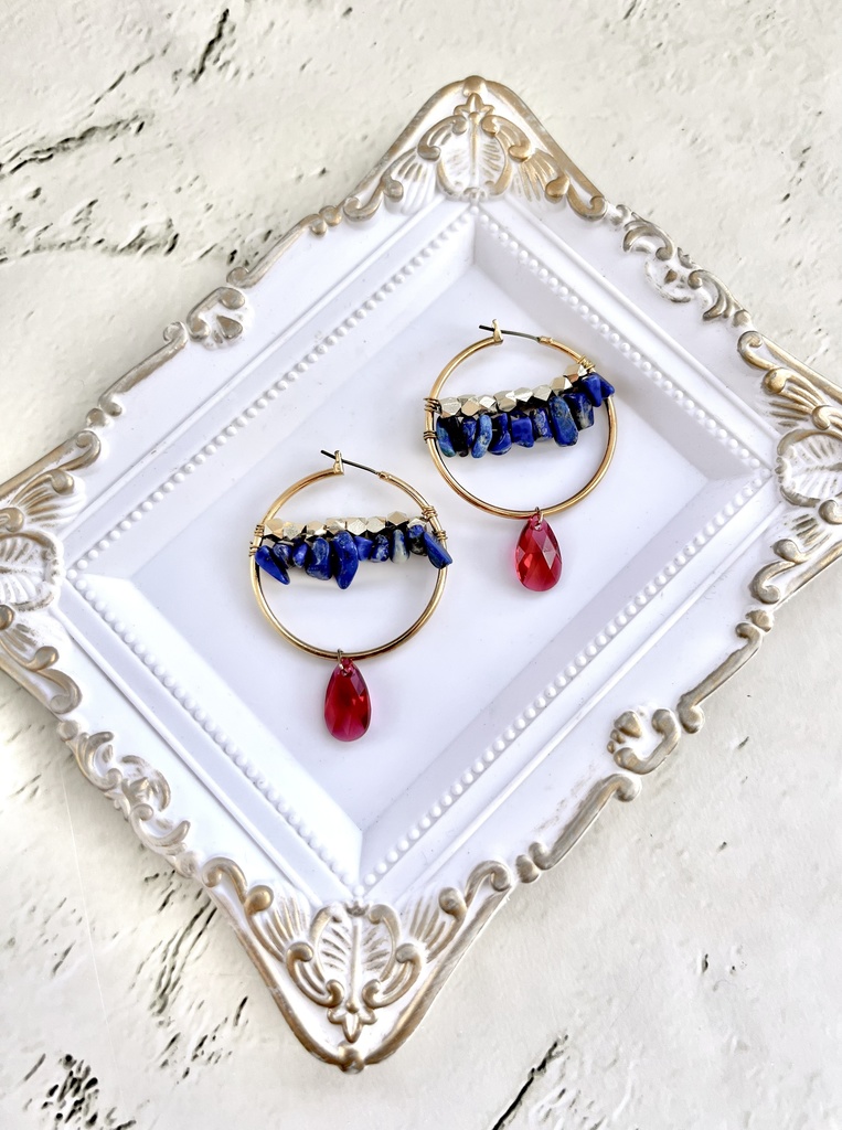 《パーツ変更》【FGO】ギルガメッシュ(術)イメージカラーピアス/イヤリング