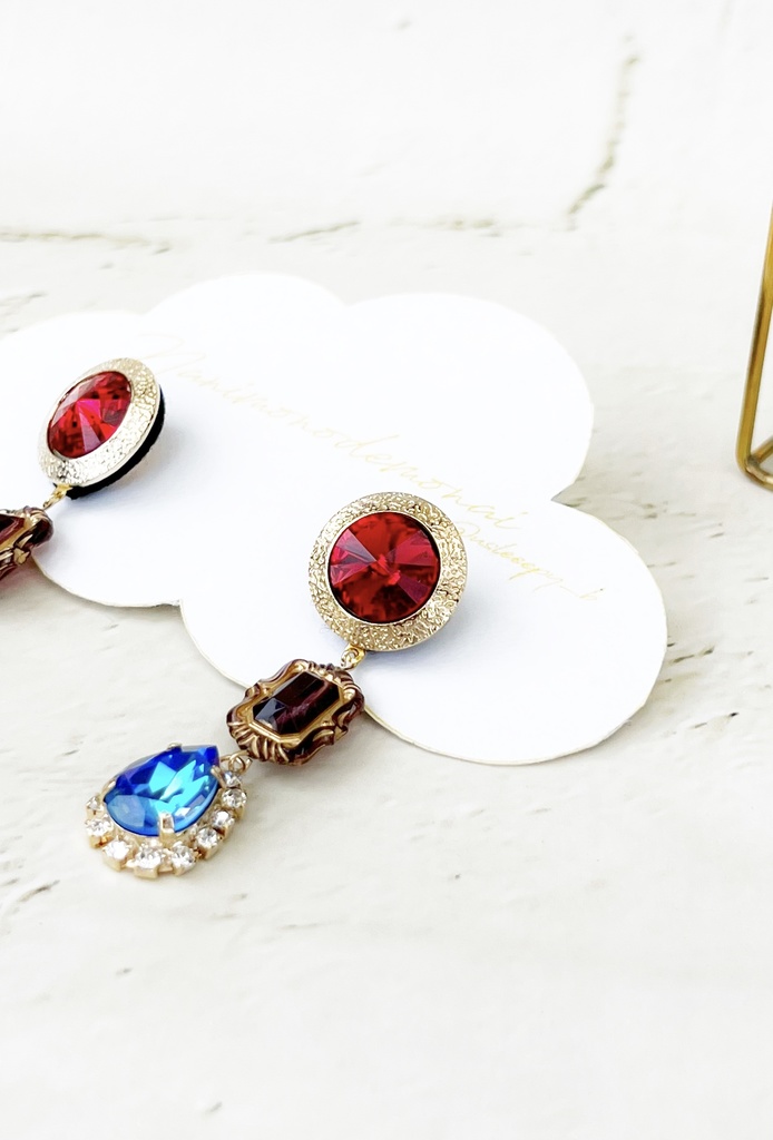 【FGO】藤丸立香(ぐだ男)&ギルガメッシュ(術)イメージカラーピアス/イヤリング