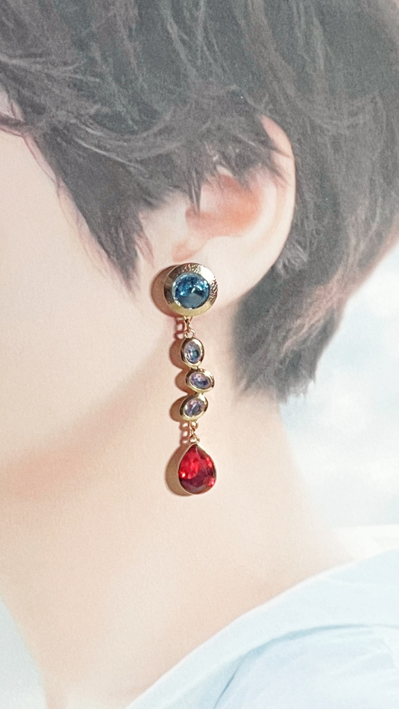 【FGO】ギルガメッシュ(術)イメージカラーピアス/イヤリング