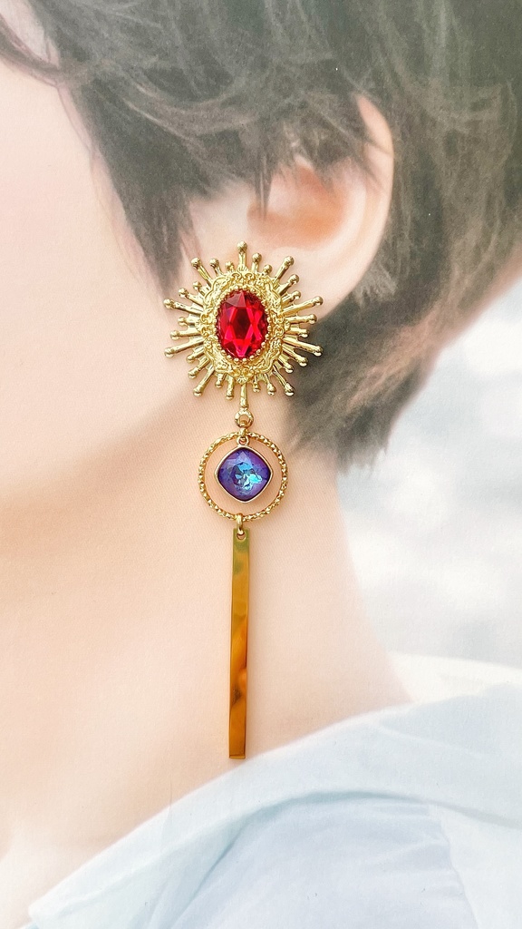 【FGO】ギルガメッシュ(術)イメージカラーピアス/イヤリング