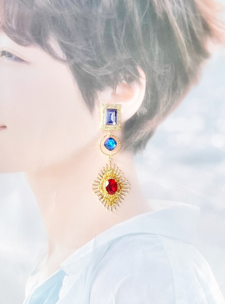 【FGO】ギルガメッシュ(術)イメージカラーピアス/イヤリング