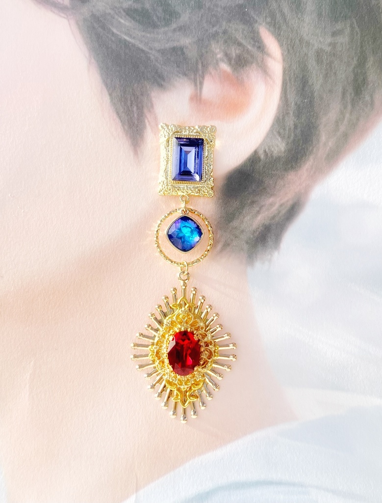 【FGO】ギルガメッシュ(術)イメージカラーピアス/イヤリング