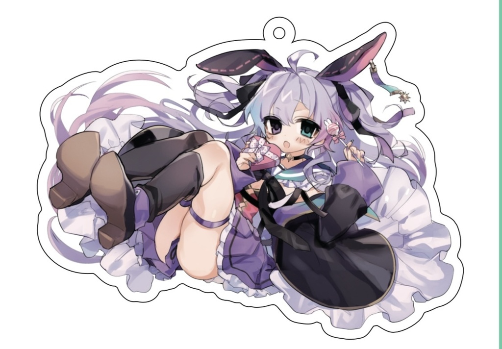 バレンタインアクリルキーホルダー（10×8）