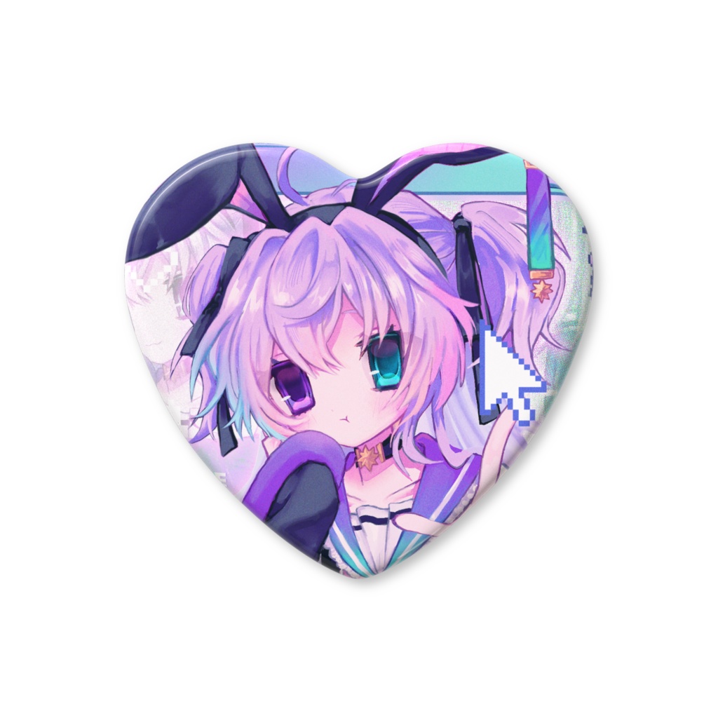 ねね萌ハート缶バッジ