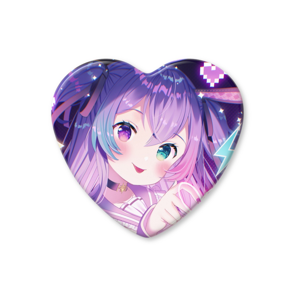 ねねハート缶バッジ