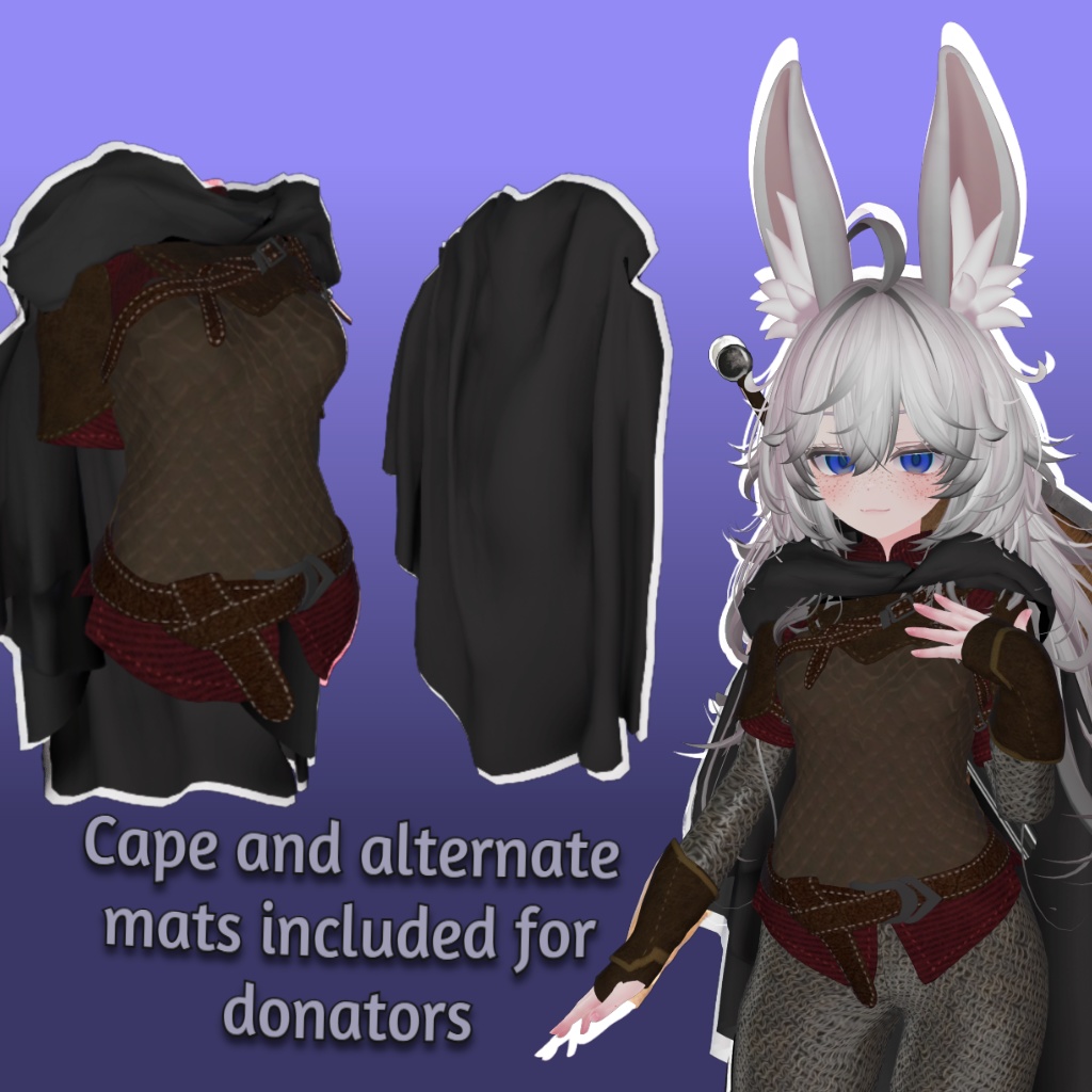 Scout Medieval Armor Set (2 avatar support)