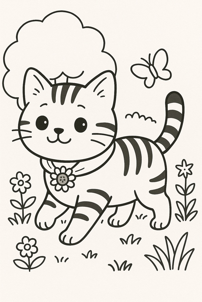 たぬさんぬりえ初級編